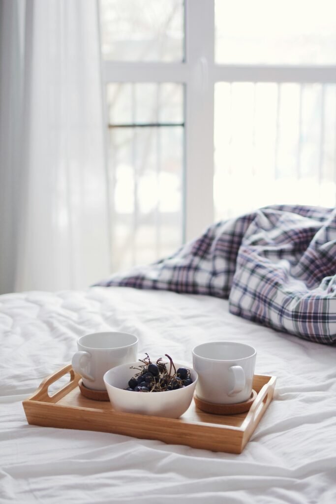 Warm, joyful and cozy space.